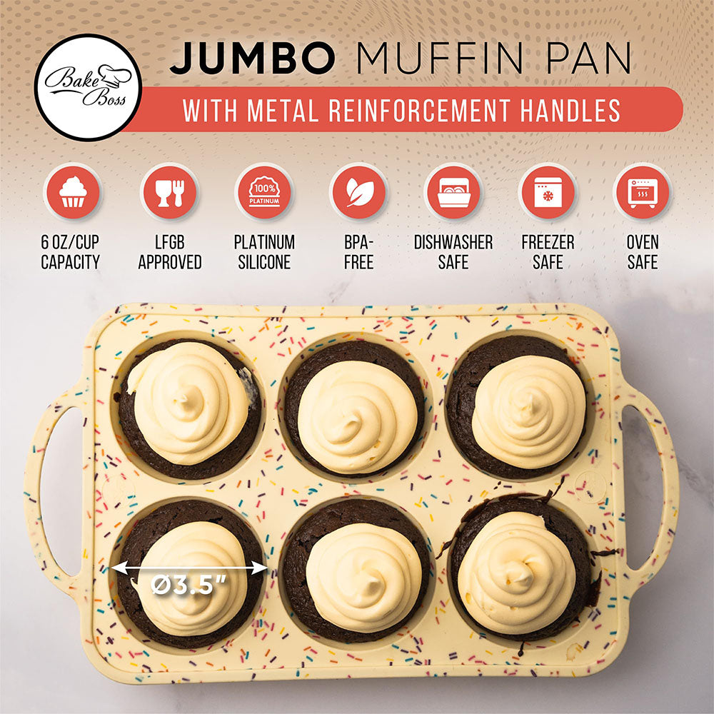 Jumbo Texas Size Muffin Tin (6 Cups), cupcake holder, cupcakes holder, cupcake holders, cup cake holders, cup cake holder, cupcake cupcake holder, cupcake liners, cupcakes holders, cupcake liner, cupcake cupcake liners, liners cupcakes