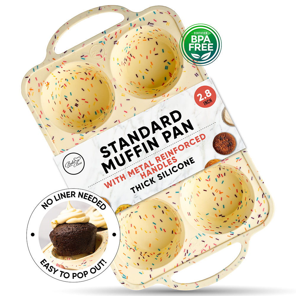 Standard Muffin Pan 6 Cups - Confetti 2 Pack, cupcake holder, cupcakes holder, cupcake holders, cup cake holders, cup cake holder, cupcake cupcake holder, cupcake liners, cupcakes holders, cupcake liner, cupcake cupcake liners, liners cupcakes