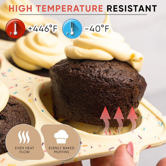 Standard Muffin Pan 6 Cups - Confetti 2 Pack, cupcake holder, cupcakes holder, cupcake holders, cup cake holders, cup cake holder, cupcake cupcake holder, cupcake liners, cupcakes holders, cupcake liner, cupcake cupcake liners, liners cupcakes