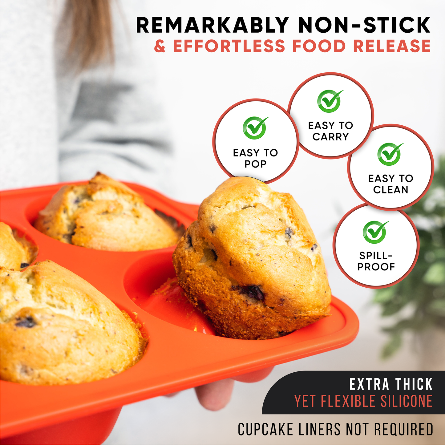 Extra Large Muffin Pan - Jumbo Texas Size Muffin Tin