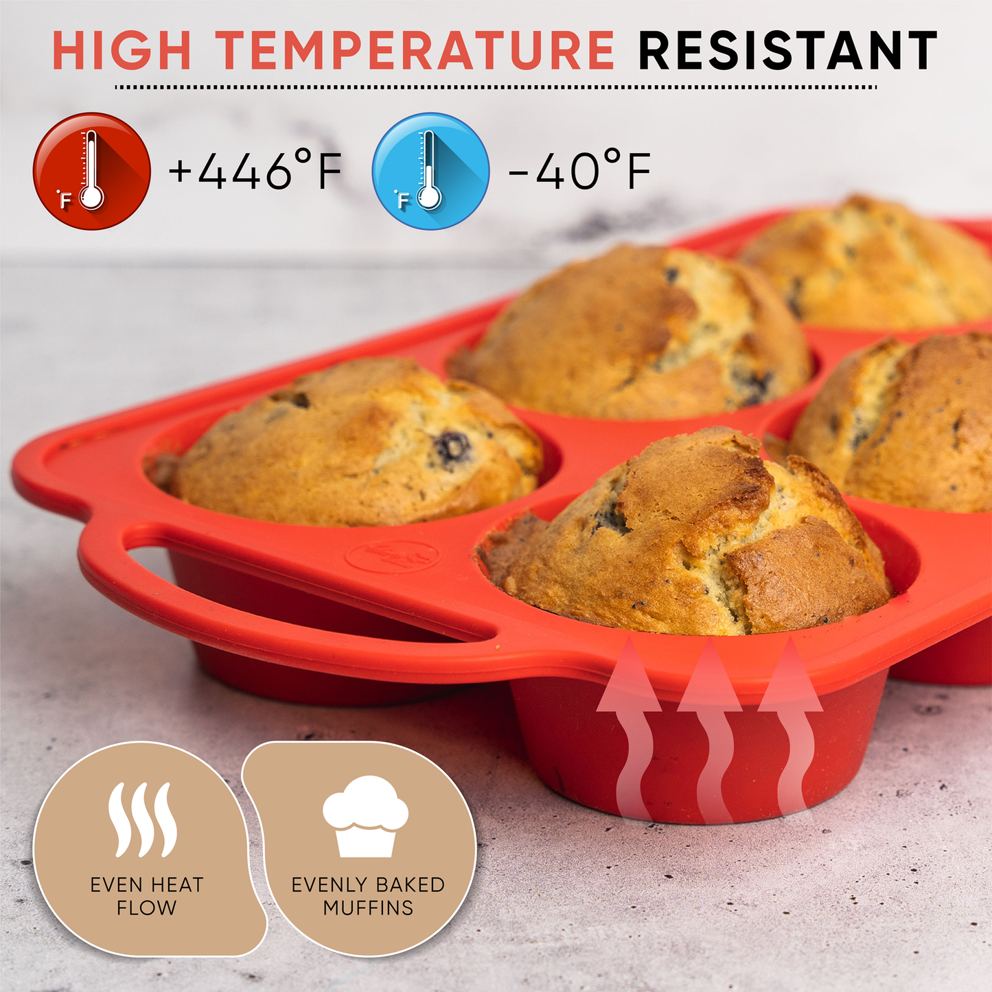 Extra Large Muffin Pan - Jumbo Texas Size Muffin Tin