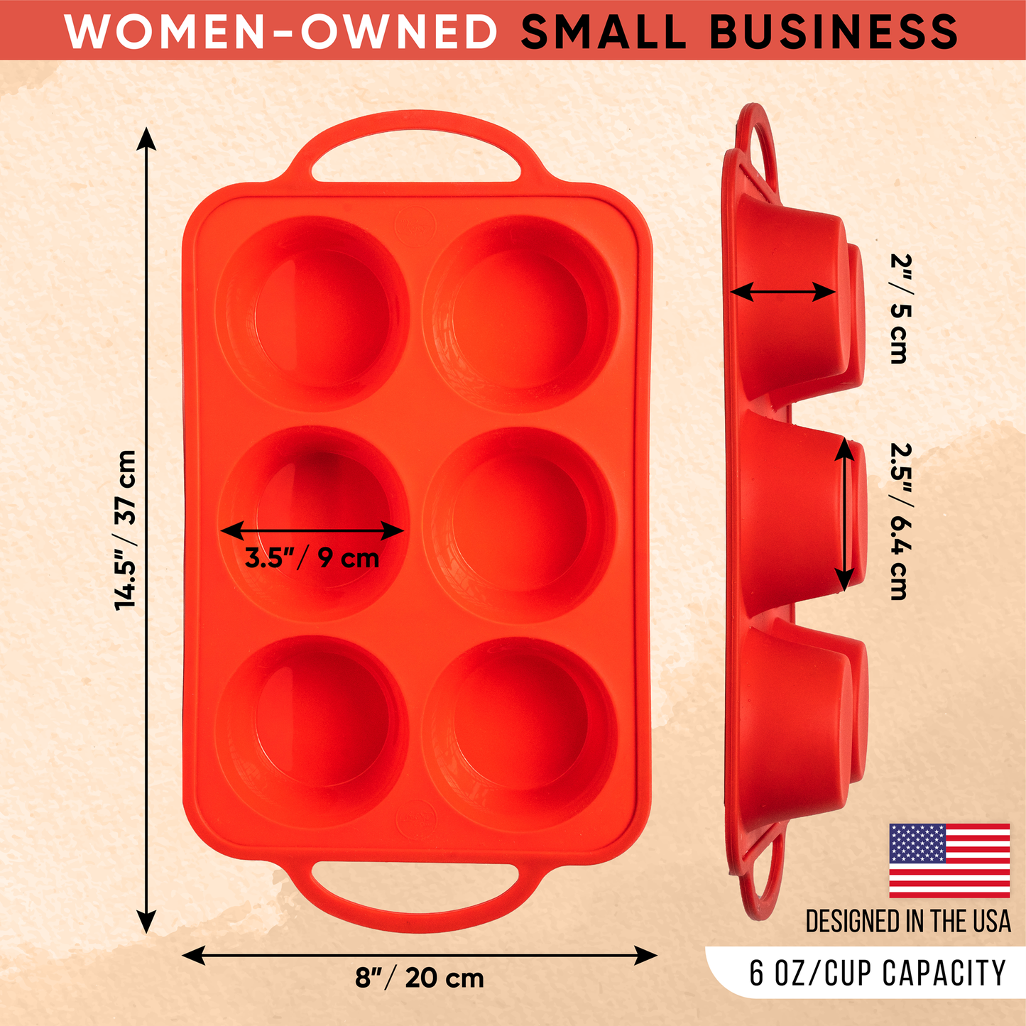Extra Large Muffin Pan - Jumbo Texas Size Muffin Tin