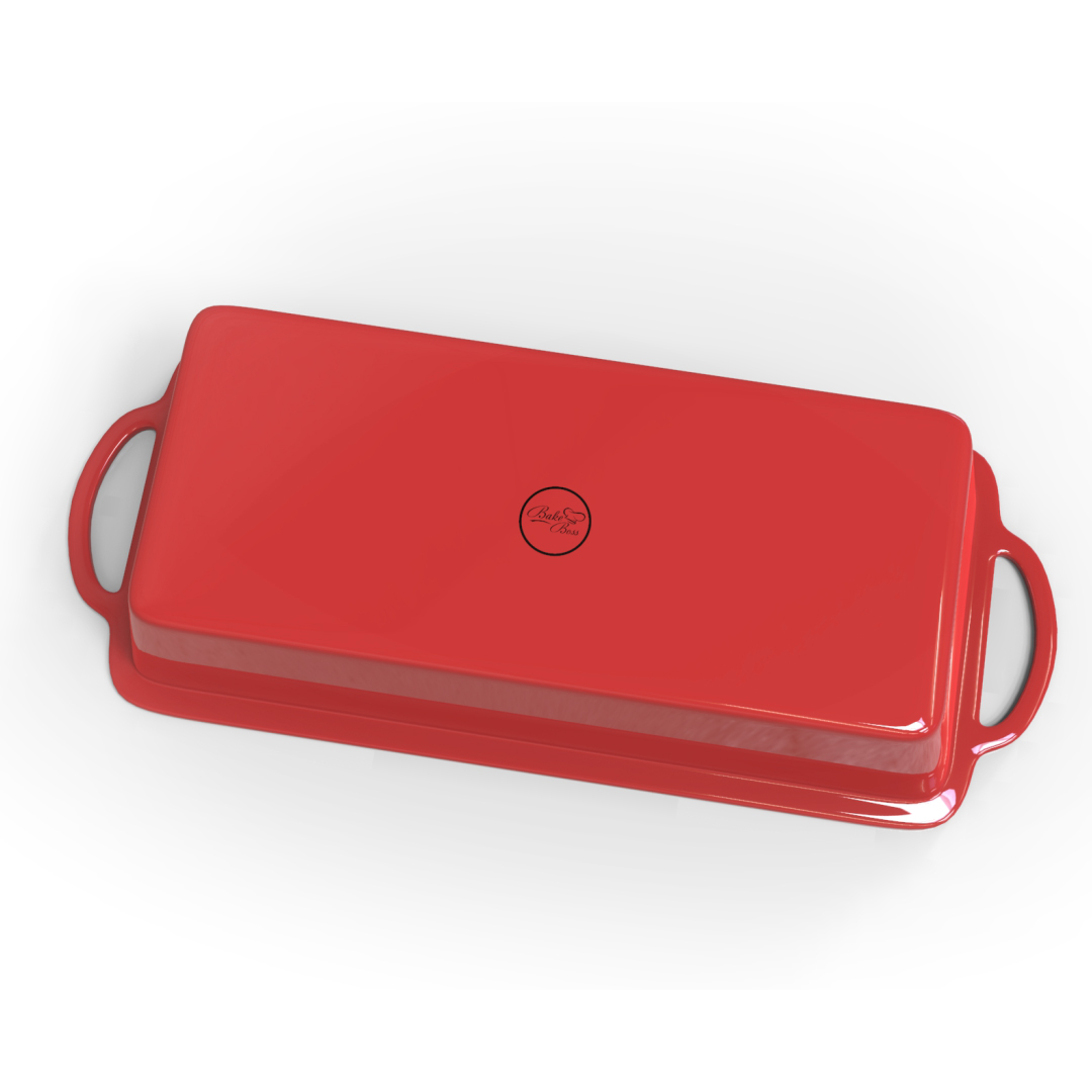 Silicone Bread Loaf & Meatloaf Baking Pan With Metal Reinforced Handle
