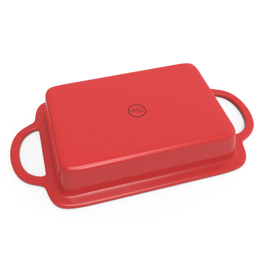 Silicone Square Brownie Cake Baking Pan With Metal Reinforced Handle