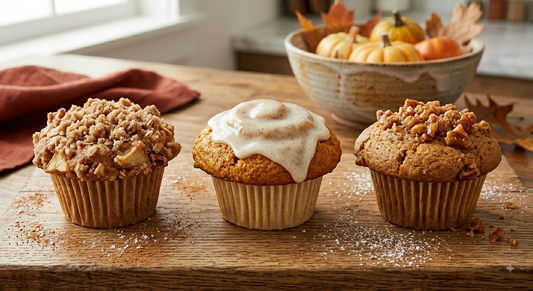 Seasonal Muffins: Pumpkin Spice, Apple Harvest & Fall Toppings