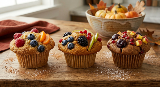 Fresh Fruit-Topped Muffins: The Blueberry Burst Technique