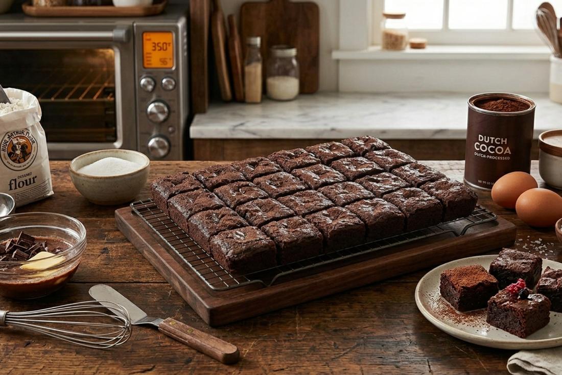 Perfect Brownie Bites: 24 Pre-Portioned Squares