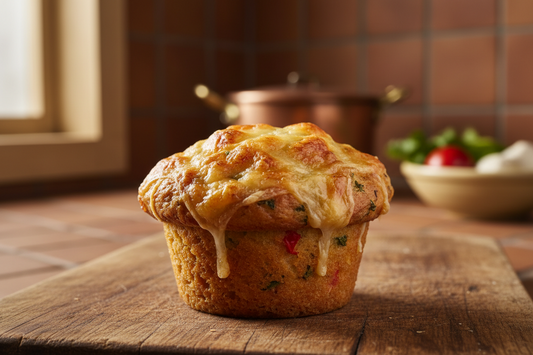 Savory Cheese Crust: Herb & Cheddar Muffin Topping Masterclass